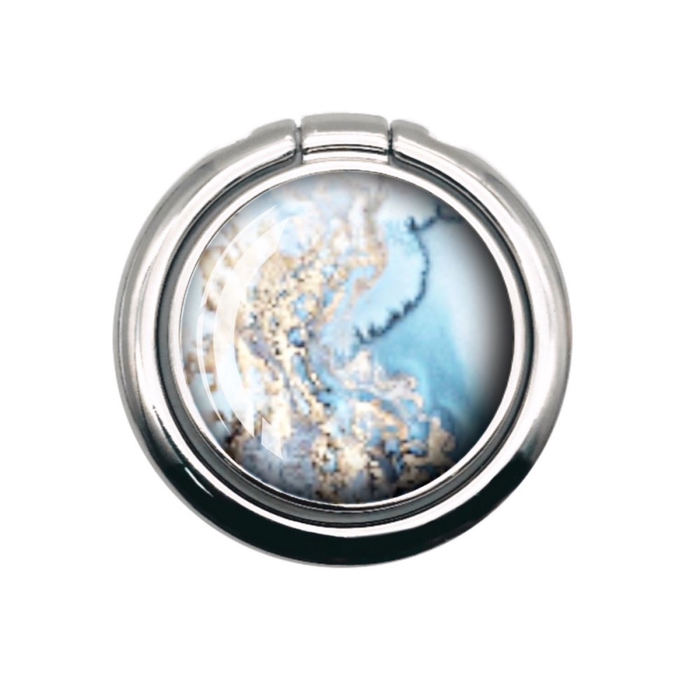 Пръстен-стойка Ring Marble, светло син