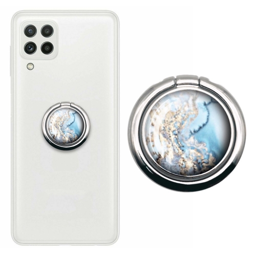 Пръстен-стойка Ring Marble, светло син