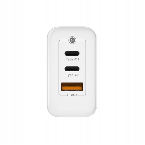 Зарядно 220V Prestico F28, 1xUSB-QC, 2xPD, 65W, бял