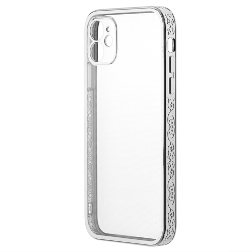 Силиконов калъф Blink 2&1 за IPhone 12, Сребрист