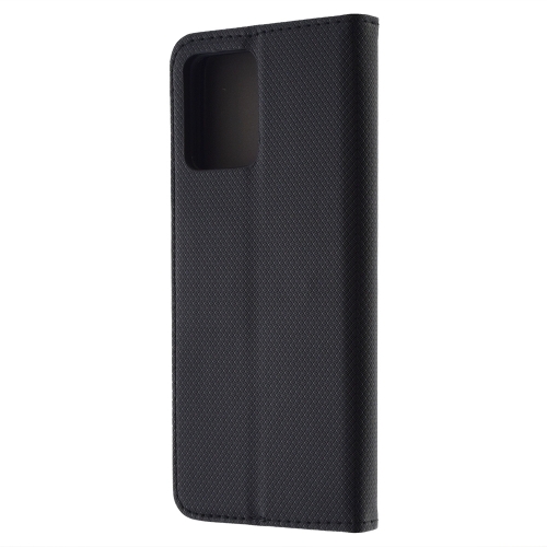 Калъф Тефтер Smart Book за Motorola G53, Черен