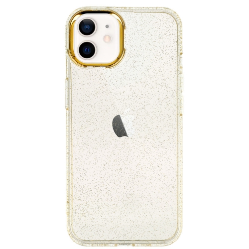 Силиконов калъф Gold Glitter за iPhone 11, Златист