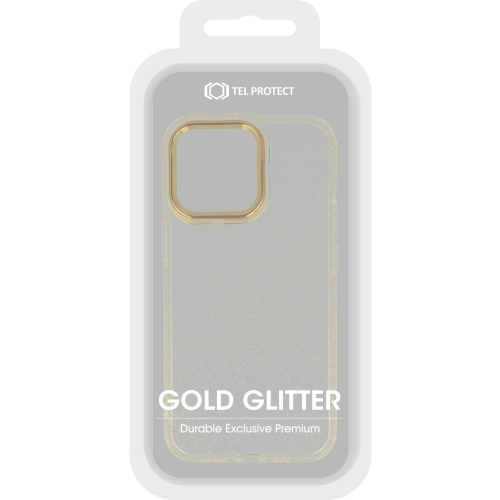 Силиконов калъф Gold Glitter за iPhone 11, Златист