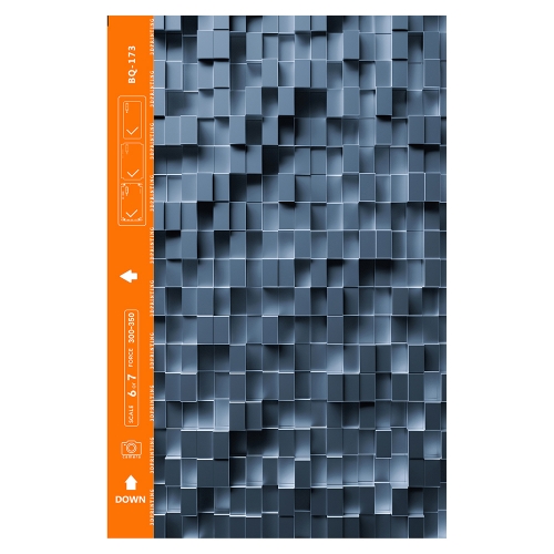 Изрязване Фолио Протектор за телефон (Гръб), Abstract Blocks 3D