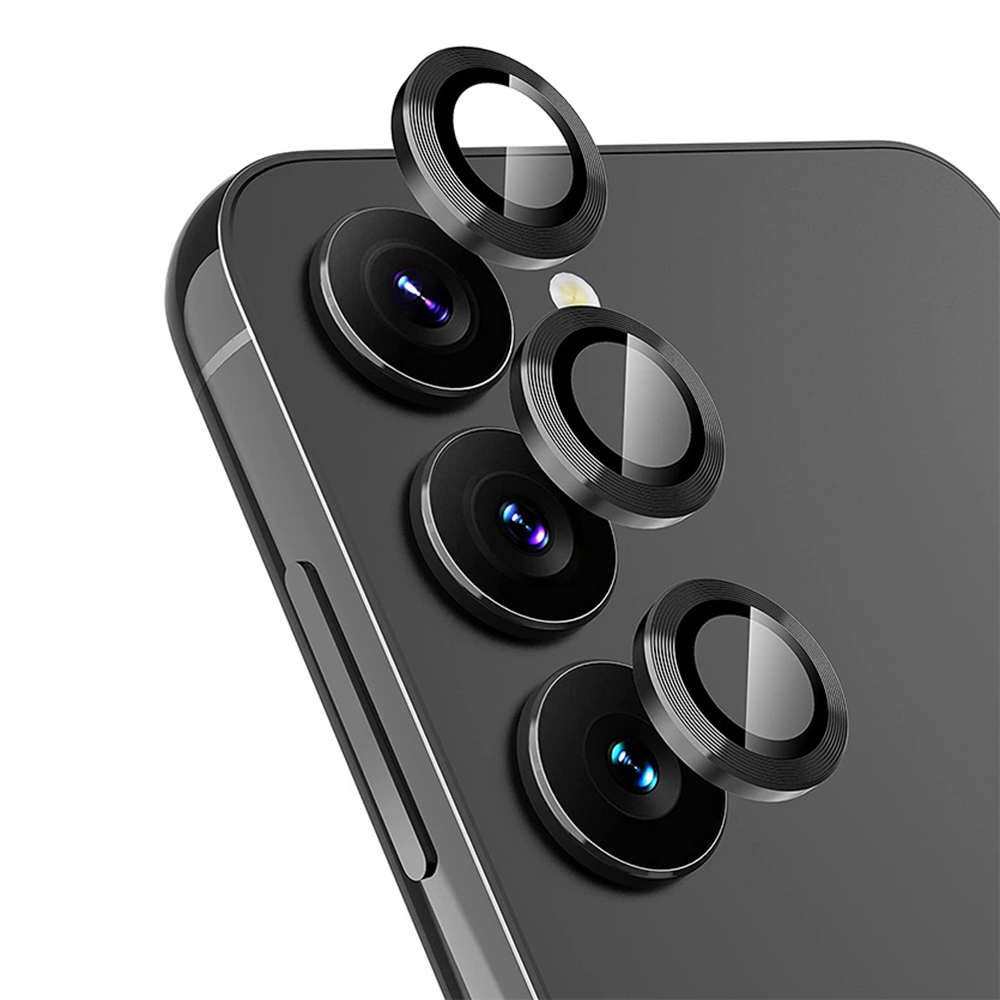 3D Стъклен Протектор за камерата на Samsung Galaxy A54, Черен