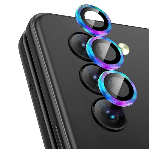 3D Стъклен Протектор за камерата на Samsung Galaxy A14 / A24 / A34, Дъга