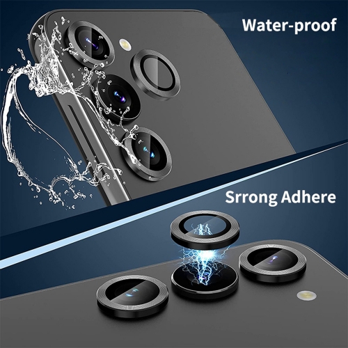 3D Стъклен Протектор за камерата на Samsung Galaxy A14 / A24 / A34, Черен
