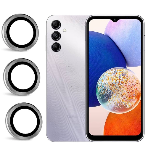 3D Стъклен Протектор за камерата на Samsung Galaxy A14 / A24 / A34, Лилав