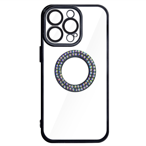 Силиконов калъф DM1 за iPhone 13 Pro, с протекция на камерата, Черен