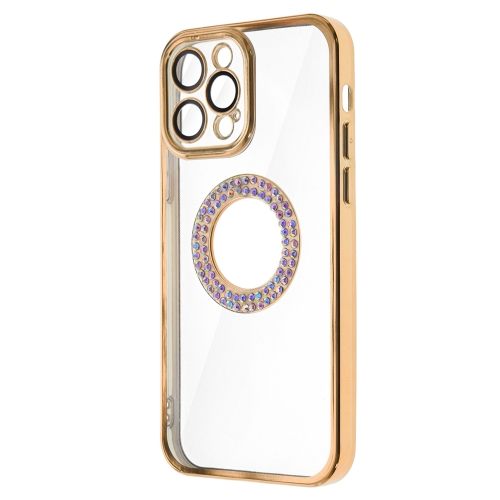Силиконов калъф DM1 за iPhone 13 Pro, с протекция на камерата, Златист