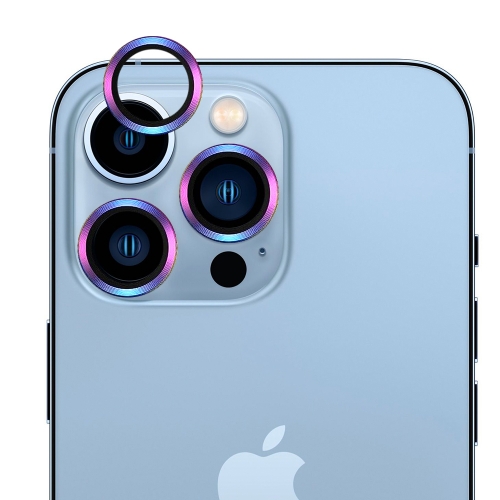 3D Стъклен Протектор за камерата на iPhone 13 Pro/13 Pro Max, Дъга