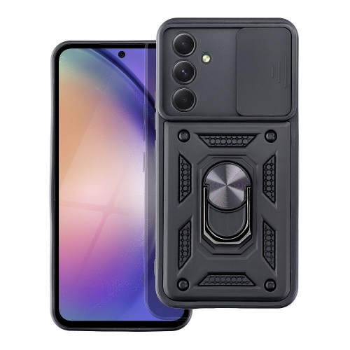 Удароустойчив калъф Slide Camera за Samsung Galaxy A34 5G, Черен