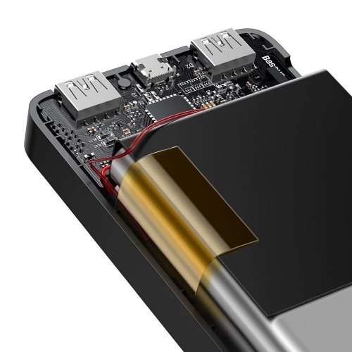 Универсална Външна Батерия Baseus Bipow, Digital Display, 10000mAh, 15W, Черен