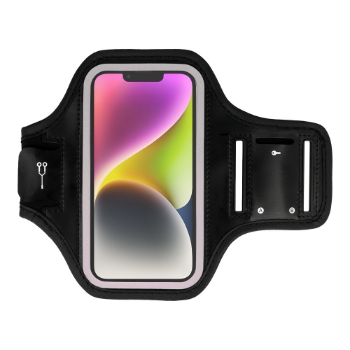 Калъф за Ръка Armband Slim Type 2, до 6 инча, Черен-Сив
