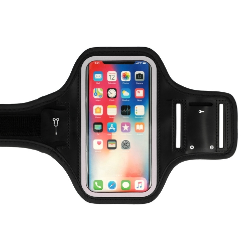 Калъф за Ръка Armband Slim Type 2, до 6 инча, Черен-Сив