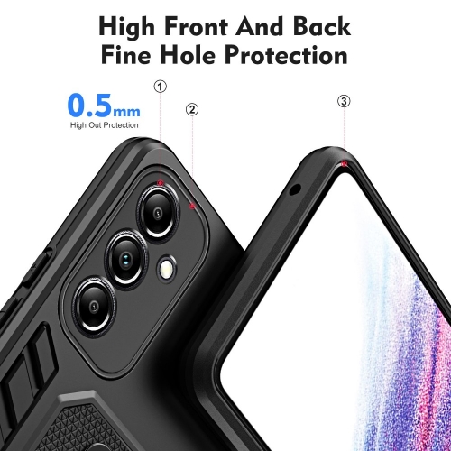 Удароустойчив калъф за Samsung Galaxy A54 5G, Finger Hoder, Bracket, Черен