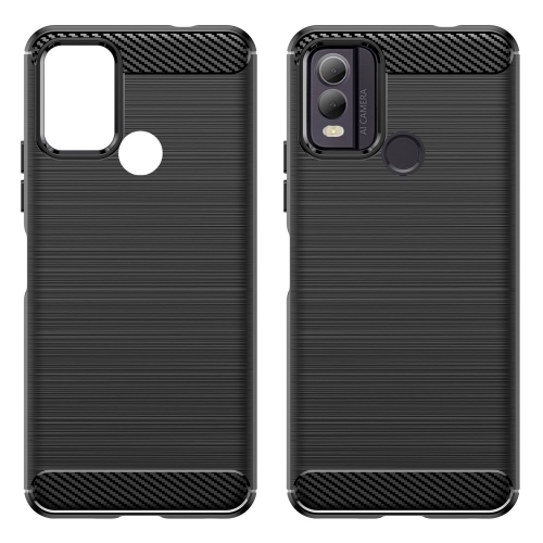 Силиконов Калъф Carbon за Nokia C22, Черен