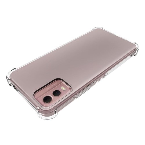 Силиконов калъф Anti-drop за Nokia C32, Прозрачен