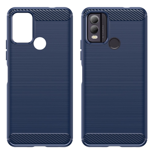 Силиконов Калъф Carbon за Nokia C22, Син