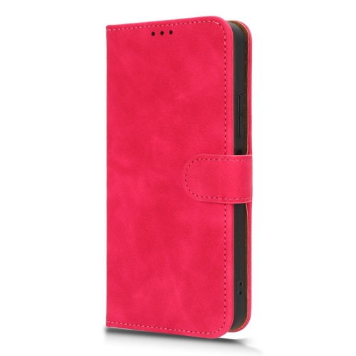 Калъф тефтер Leather Wallet за Nokia C32, Тъмно розов