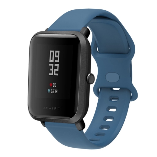 Универсална силиконова каишка за часовници Samsung, Huawei, Amazfit, 22mm, Син