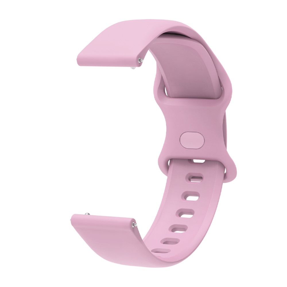Универсална силиконова каишка за часовници Samsung, Huawei, Amazfit, 22mm, Розово