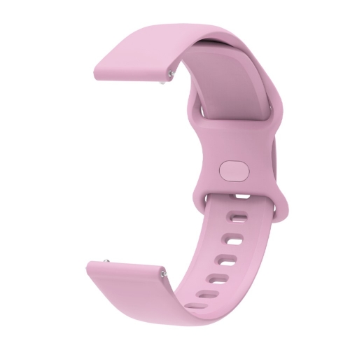 Универсална силиконова каишка за часовници Samsung, Huawei, Amazfit, 22mm, Розово