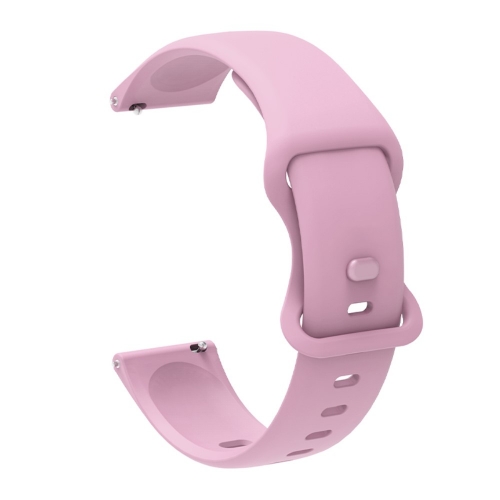 Универсална силиконова каишка за часовници Samsung, Huawei, Amazfit, 22mm, Розово