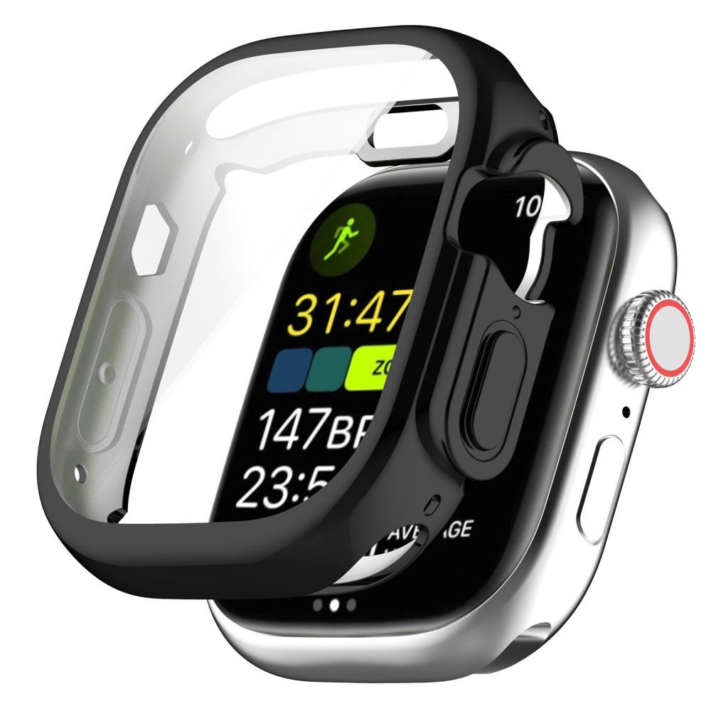Силиконов калъф за Apple Watch Ultra 49mm, Черен