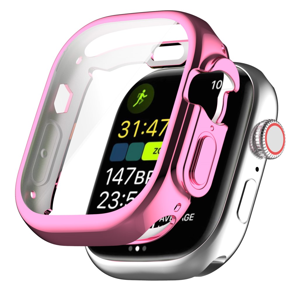 Силиконов калъф за Apple Watch Ultra 49mm, Розов