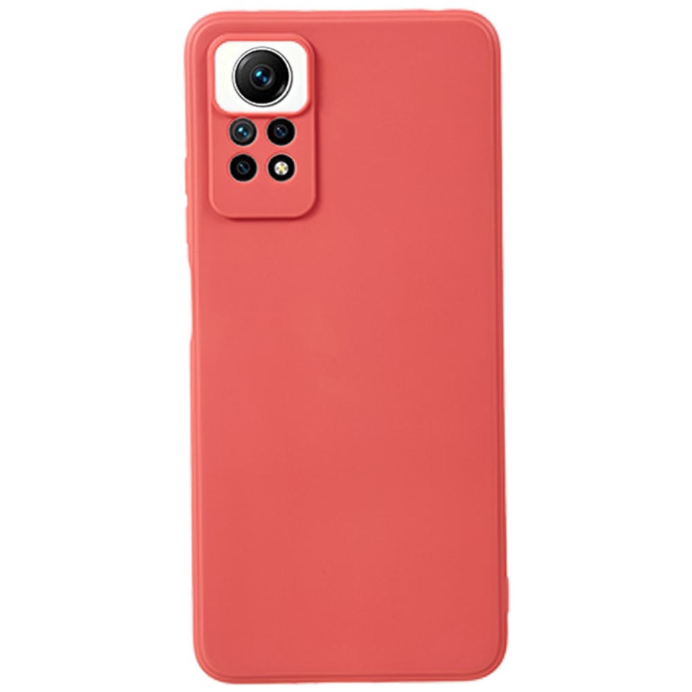 Силиконов калъф Straight за Xiaomi Redmi Note 12 Pro 4G, Червен