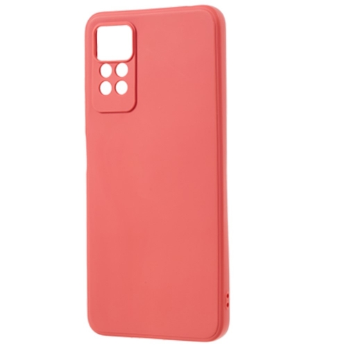 Силиконов калъф Straight за Xiaomi Redmi Note 12 Pro 4G, Червен