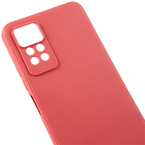 Силиконов калъф Straight за Xiaomi Redmi Note 12 Pro 4G, Червен