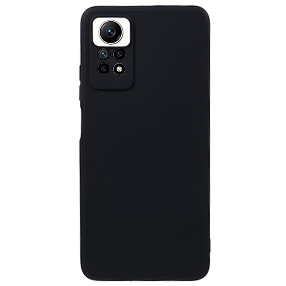 Силиконов калъф Straight за Xiaomi Redmi Note 12 Pro 4G, Черен