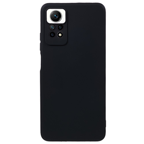 Силиконов калъф Straight за Xiaomi Redmi Note 12 Pro 4G, Черен