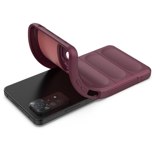 Силиконов калъф Wear-resistant за Xiaomi Redmi Note 12 Pro 4G, Червен
