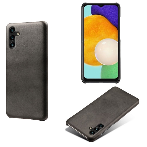 Пластмасов калъф Leather Coated за Samsung Galaxy A54 5G, Черен