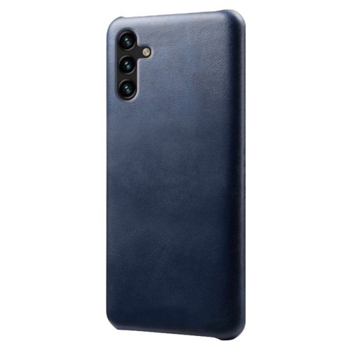 Пластмасов калъф Leather Coated за Samsung Galaxy A54 5G, Тъмно син