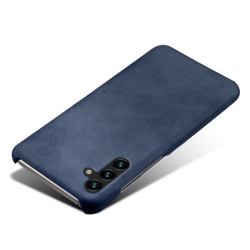 Пластмасов калъф Leather Coated за Samsung Galaxy A54 5G, Тъмно син