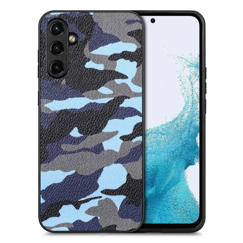 Силиконов калъф Camouflage за Samsung Galaxy A54 5G, Син камуфлаж