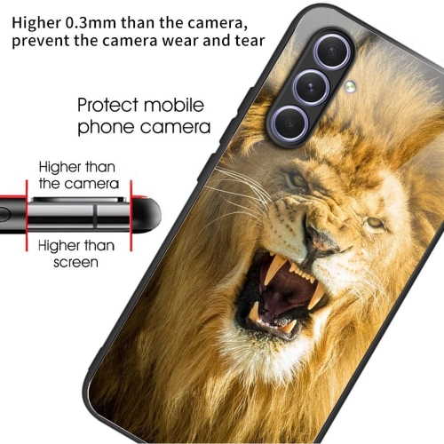 Стъклен Гръб Glass за Samsung Galaxy A54 5G, Лъв