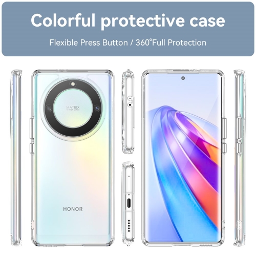 Силиконов калъф Candy за Honor Magic 5 Lite 5G, Прозрачен