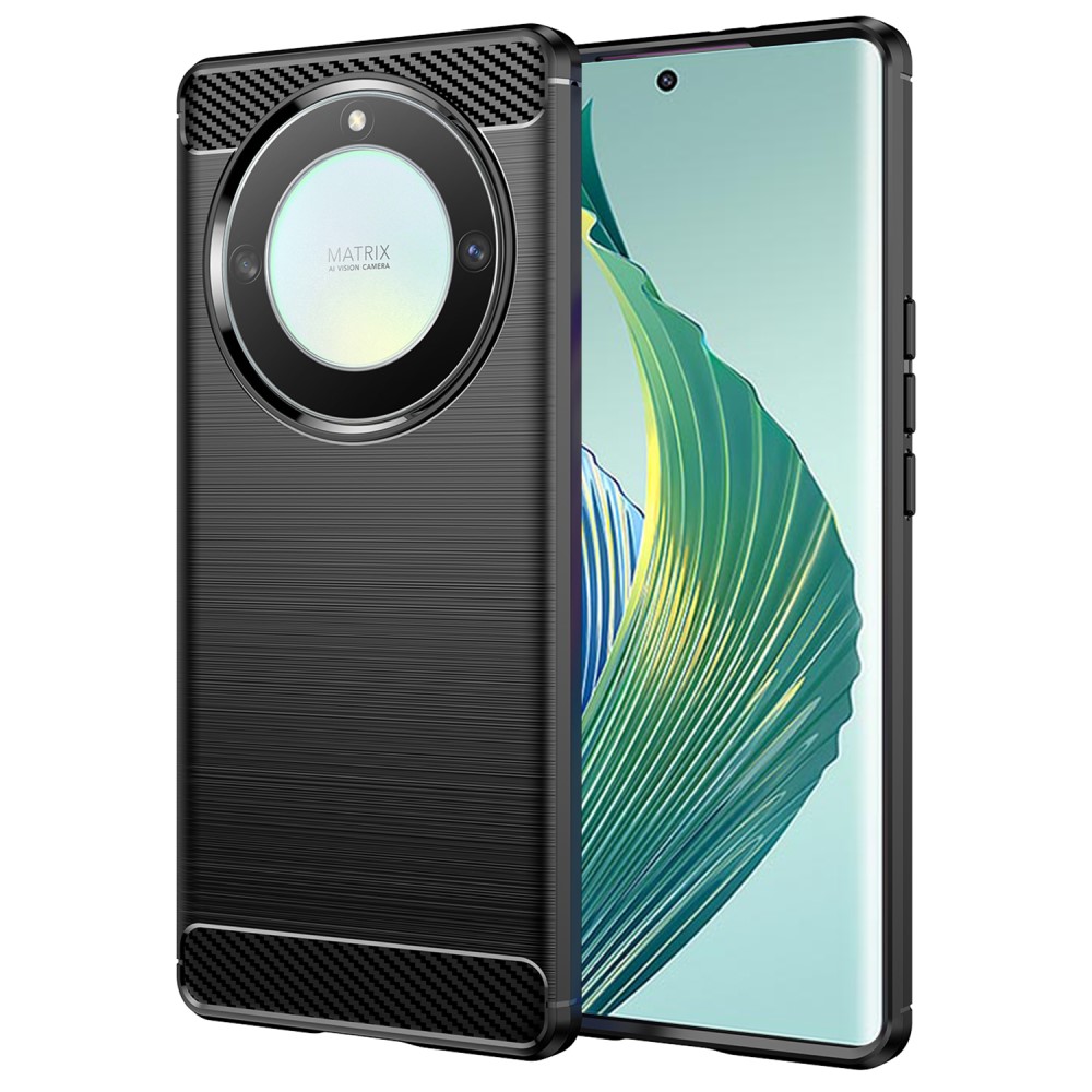 Силиконов Калъф Carbon за Honor Magic 5 Lite 5G, Черен