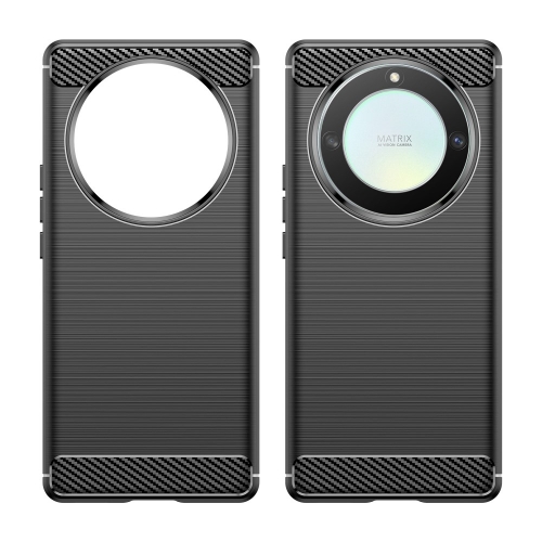 Силиконов Калъф Carbon за Honor Magic 5 Lite 5G, Черен