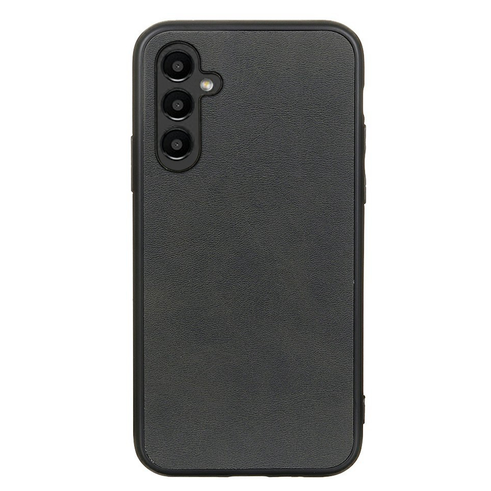 Удароустойчив калъф Leather Coated за Samsung Galaxy A14 5G, Черен