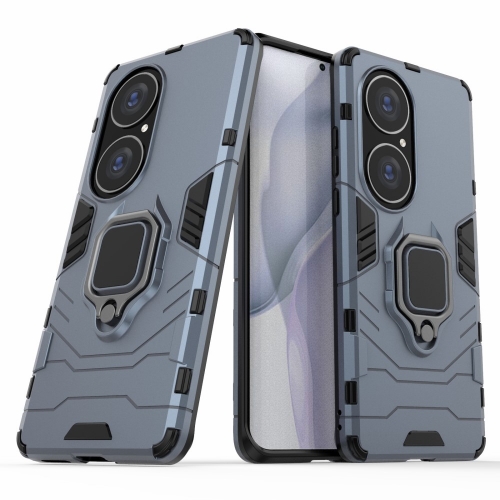 Удароустойчив Калъф Hybrid Cover за Huawei P50 Pro, Ring Holder, Син