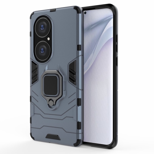 Удароустойчив Калъф Hybrid Cover за Huawei P50 Pro, Ring Holder, Син