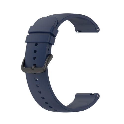 Силиконова каишка за Samsung Galaxy Watch 5 / Watch 5 Pro / Watch4 Classic / Watch4 / Watch3 / Watch Active, 20mm, Тъмно син