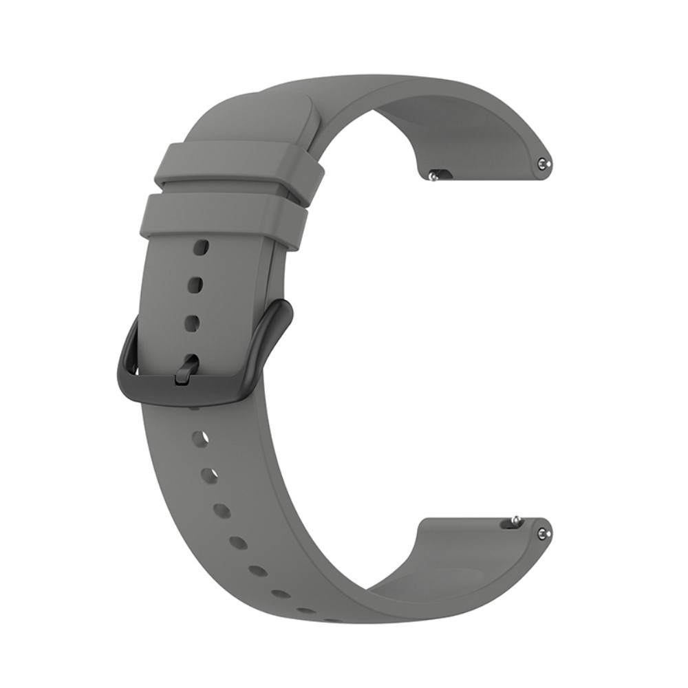 Силиконова каишка за Samsung Galaxy Watch 5 / Watch 5 Pro / Watch4 Classic / Watch4 / Watch3 / Watch Active, 20mm, Тъмно сив