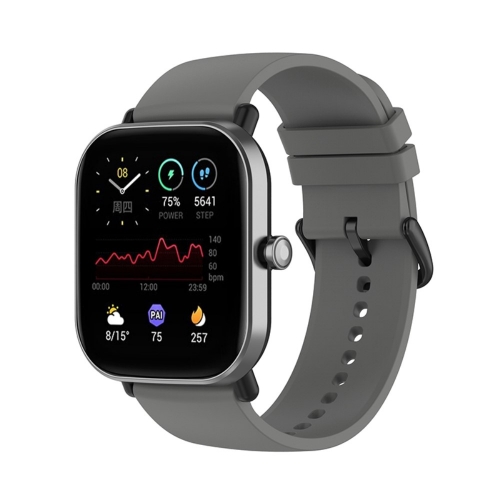 Силиконова каишка за Samsung Galaxy Watch 5 / Watch 5 Pro / Watch4 Classic / Watch4 / Watch3 / Watch Active, 20mm, Тъмно сив